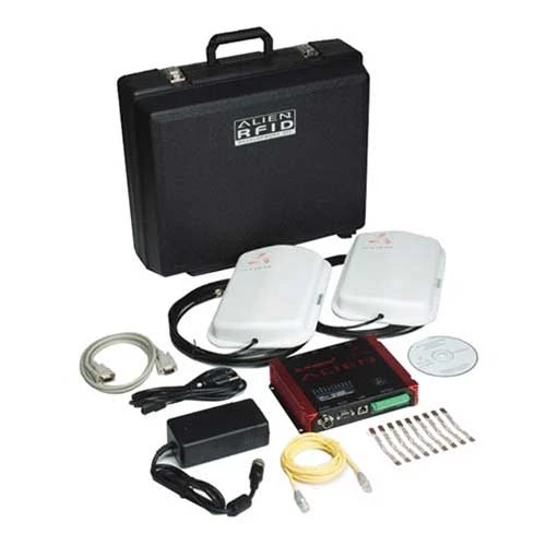 Best RFID tracker 2025: Alien ALR-9900+ RFID kit with case and antennas for small business rugged asset tracking.